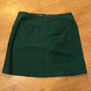 Boden Forest Green Mini Skirt